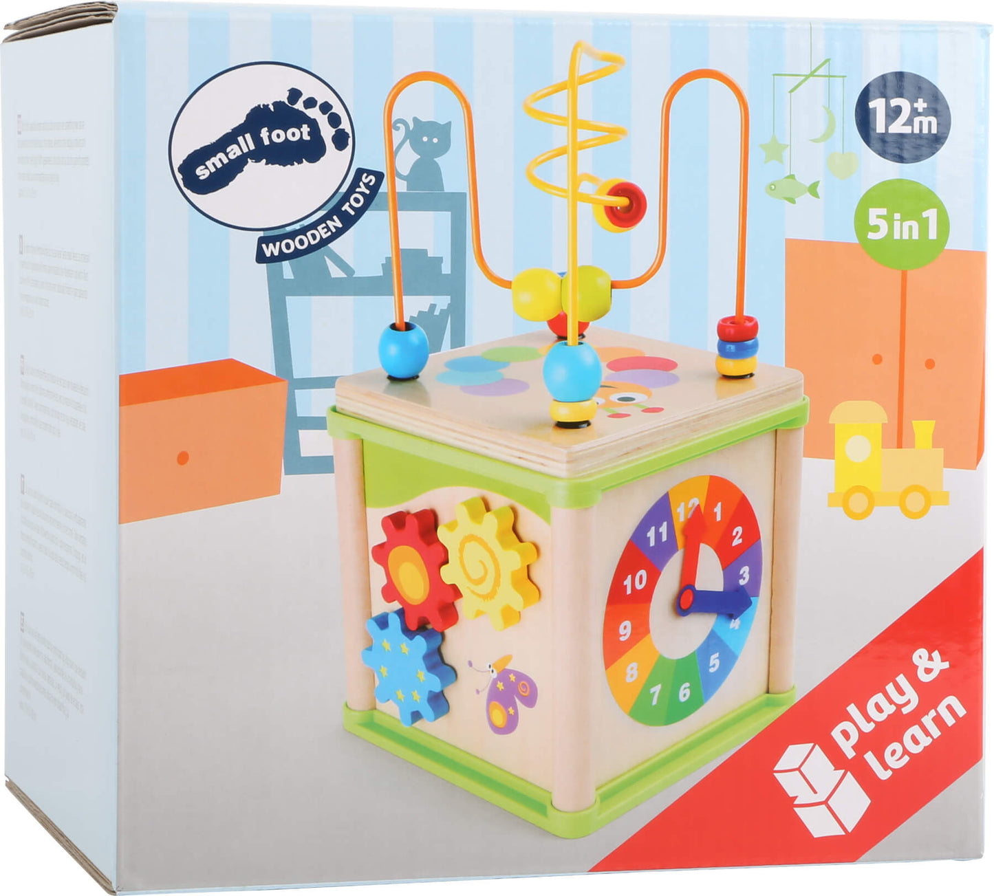 Motorikwürfel Insekten – Motorikspielzeug, ab 12 Monate, Sonstiges, Holz