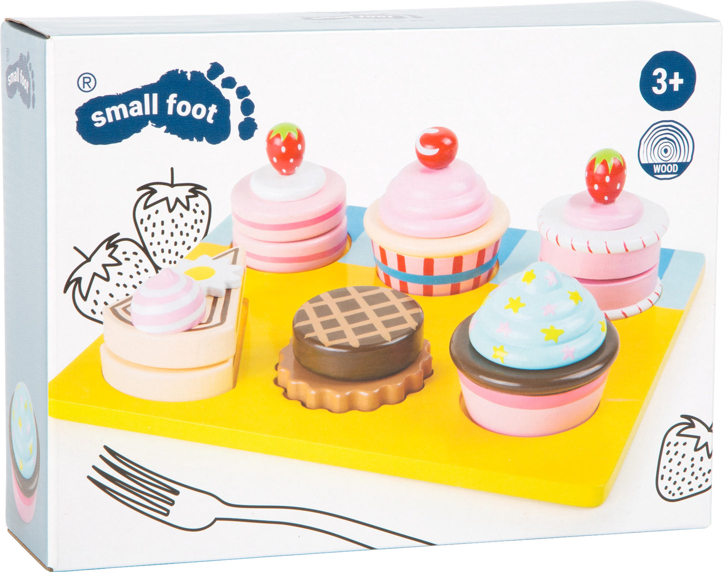 Schneide-Cupcakes & Torten aus Holz | small foot