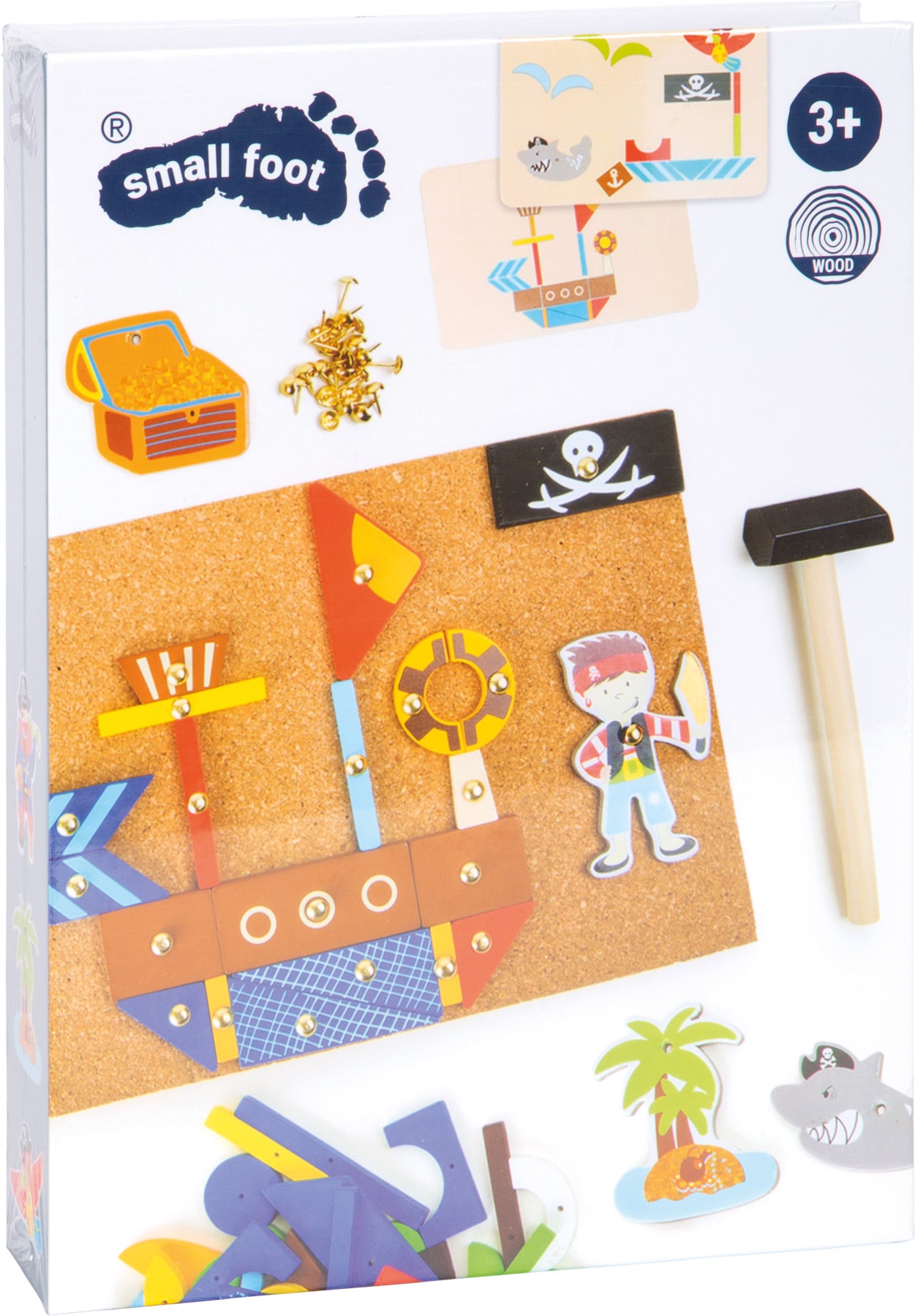 Hämmerchenspiel Pirat – Hämmerchenspiele, ab 3 Jahre, Holz, Kork, Metall | small foot