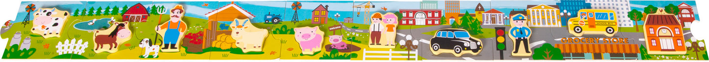 Storypuzzle Stadt – Puzzles, ab 24 Monate, Holz | small foot®