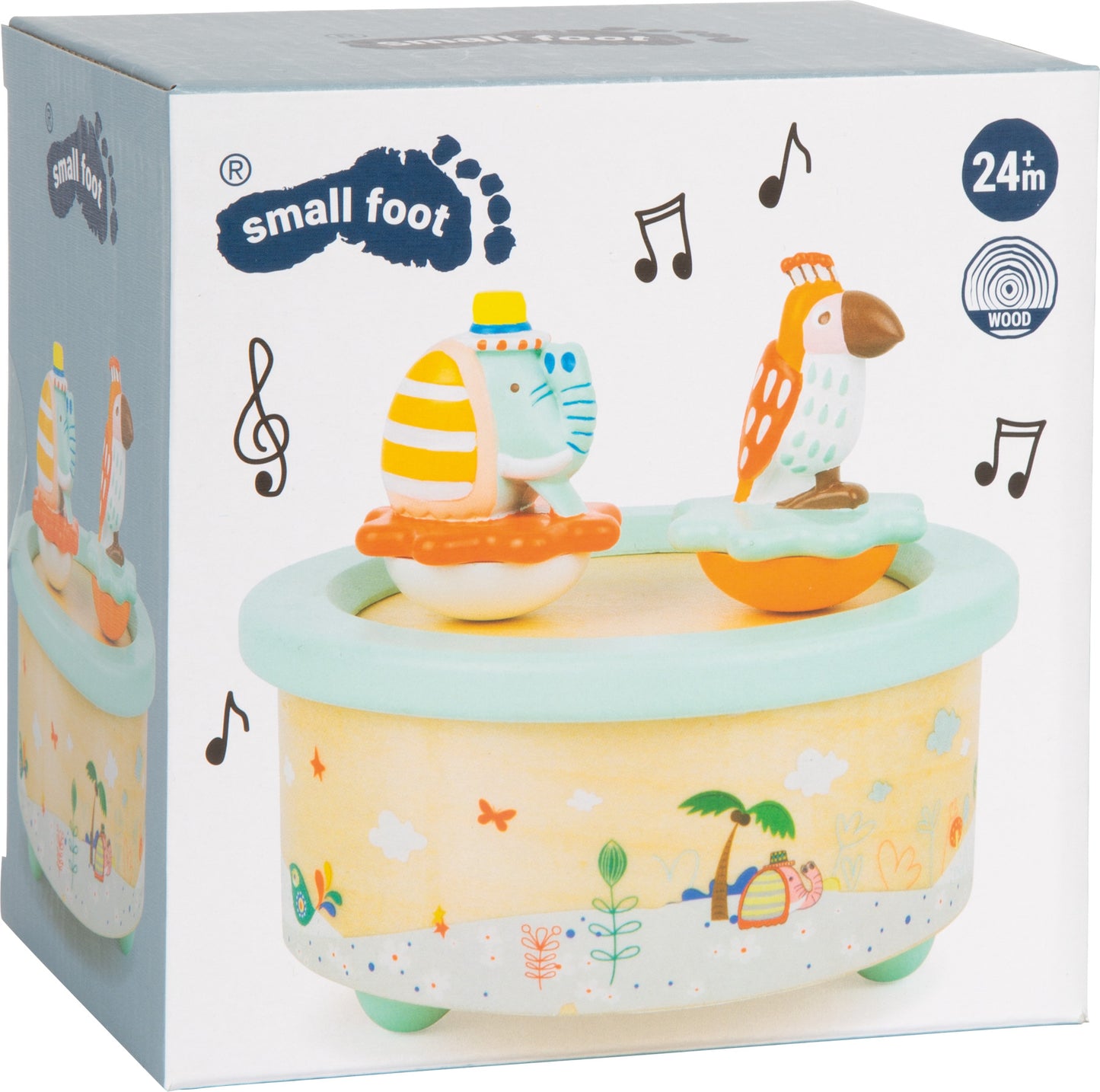 Spieluhr Papagei und Elefant | small foot