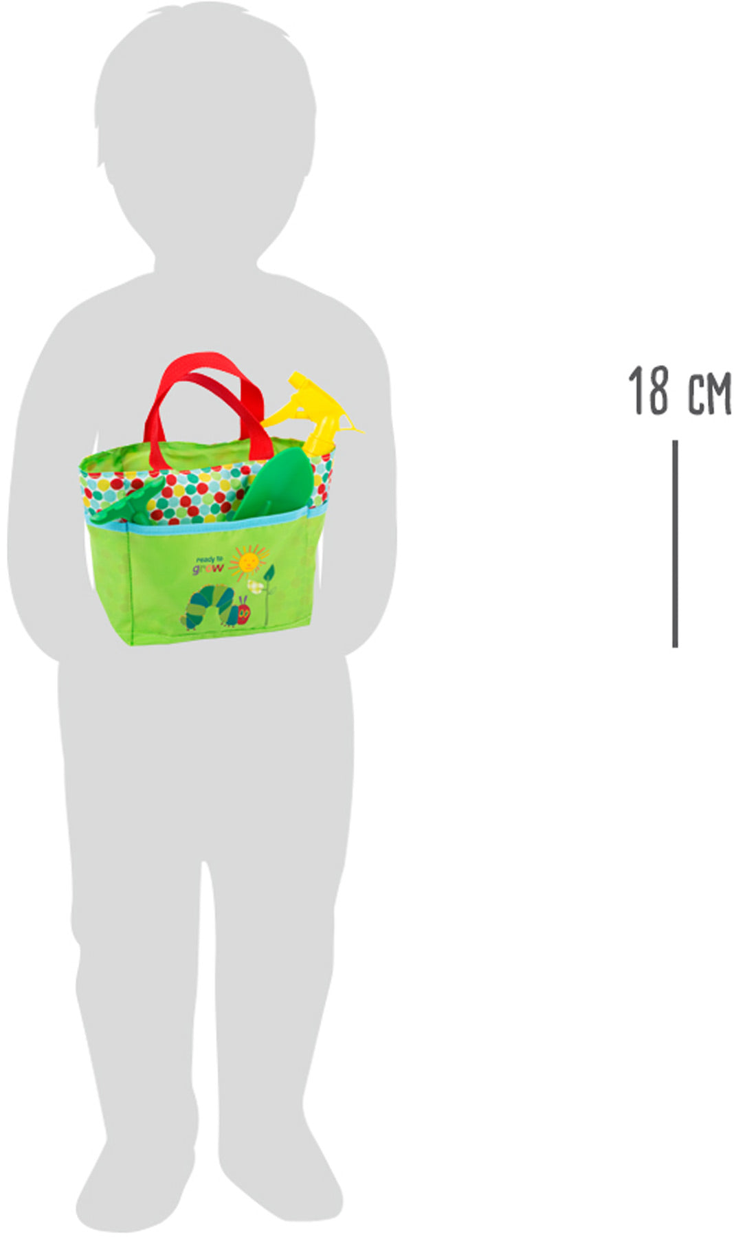 Raupe Nimmersatt Gartentasche | small foot