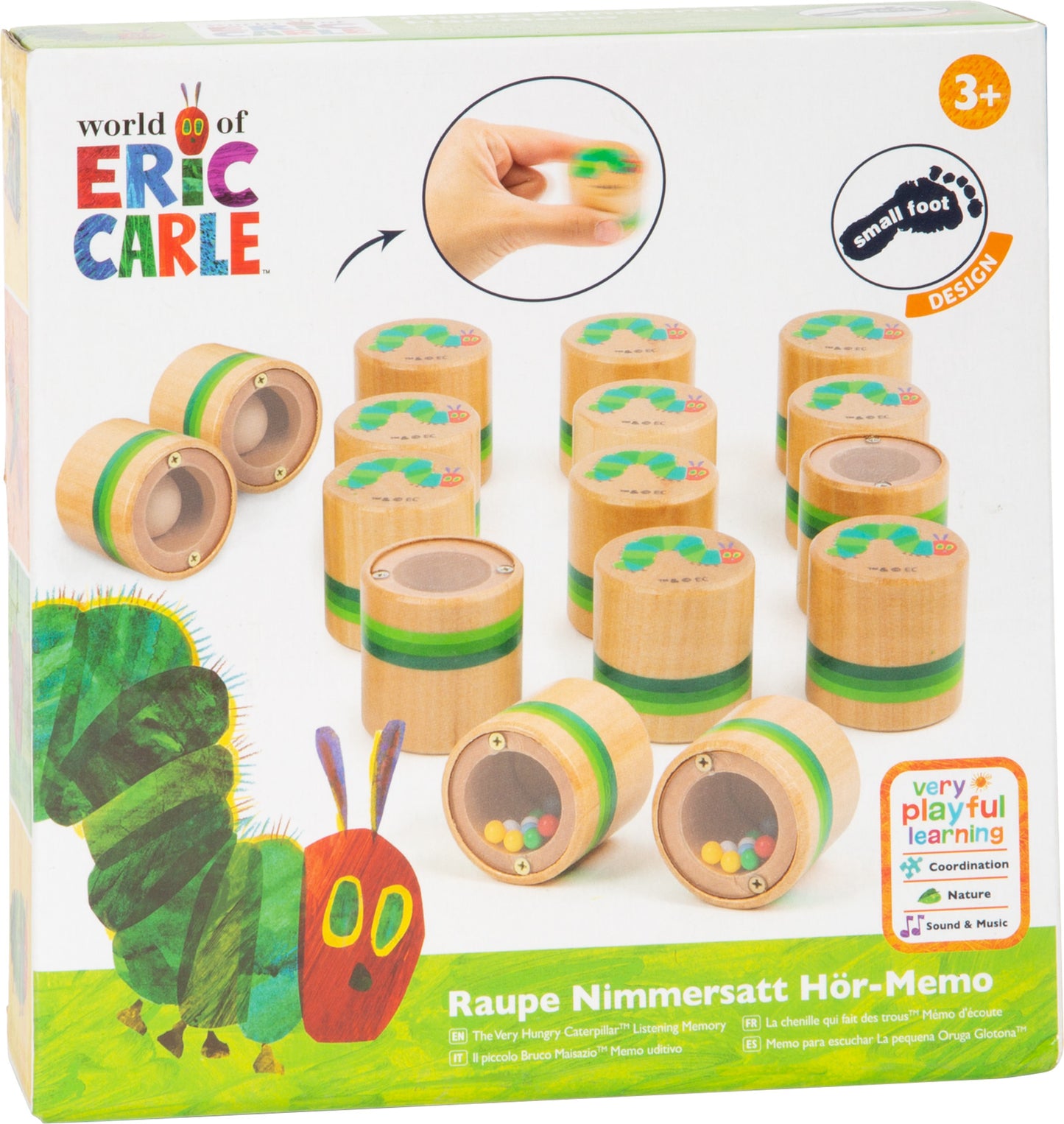 Raupe Nimmersatt Hör-Memo – Die kleine Raupe Nimmersatt, ab 4 Jahre, 16 Teile | small foot®