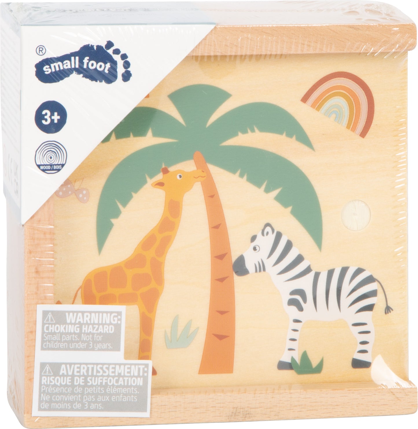 Memo „Safari“ – Gesellschaftsspiele, ab 3 Jahre, 28 Teile, Holz, small foot®