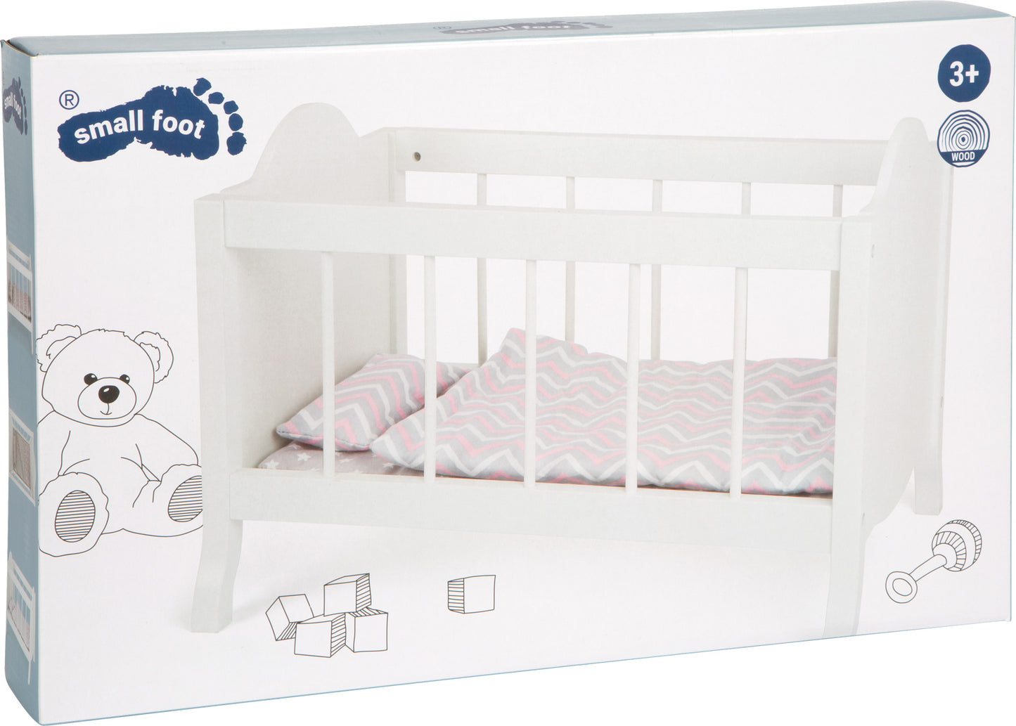 Puppengitterbett – Puppenmöbel, ab 3 Jahre, small foot®