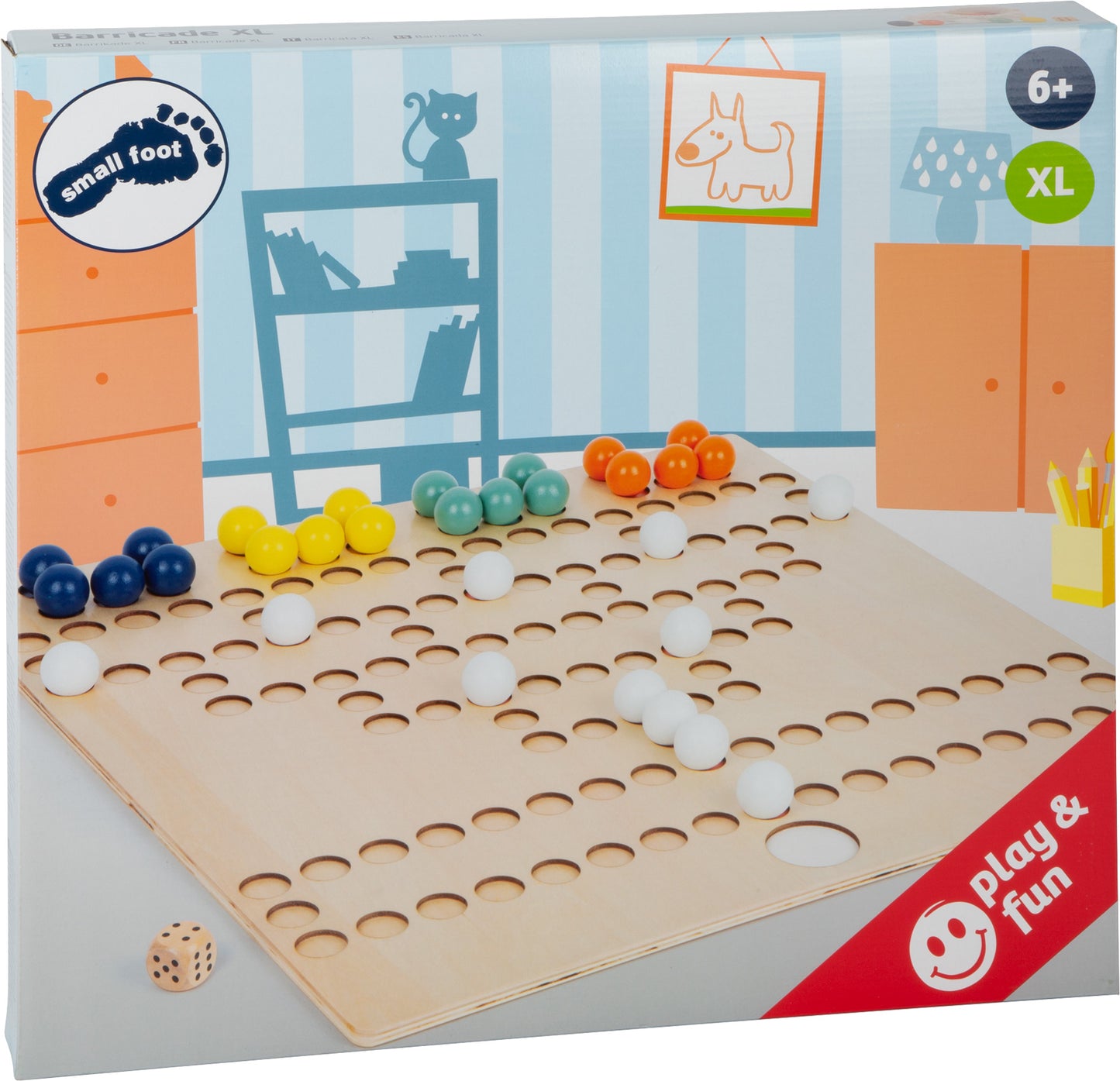 Barrikade XL – Gesellschaftsspiele, ab 6 Jahre, small foot®