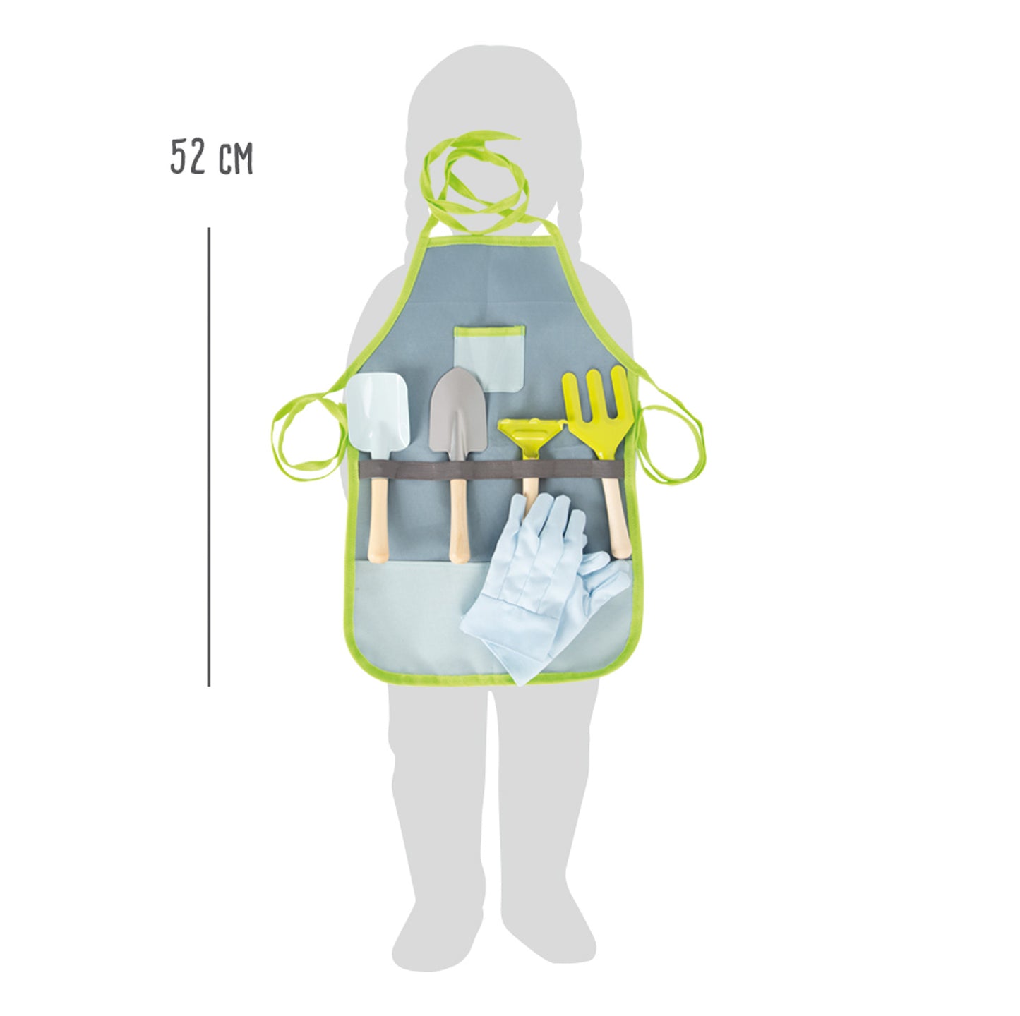 Gartenschürze mit Gartenwerkzeug, ab 3 Jahre, small foot®