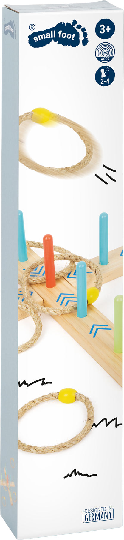 Ringwurfspiel „Active“ – Spiele im Garten, ab 3 Jahre, 6 Teile, small foot®