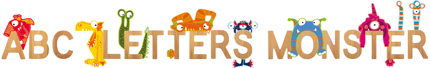 ABC Buchstaben Monster Woody, Holz, small foot®