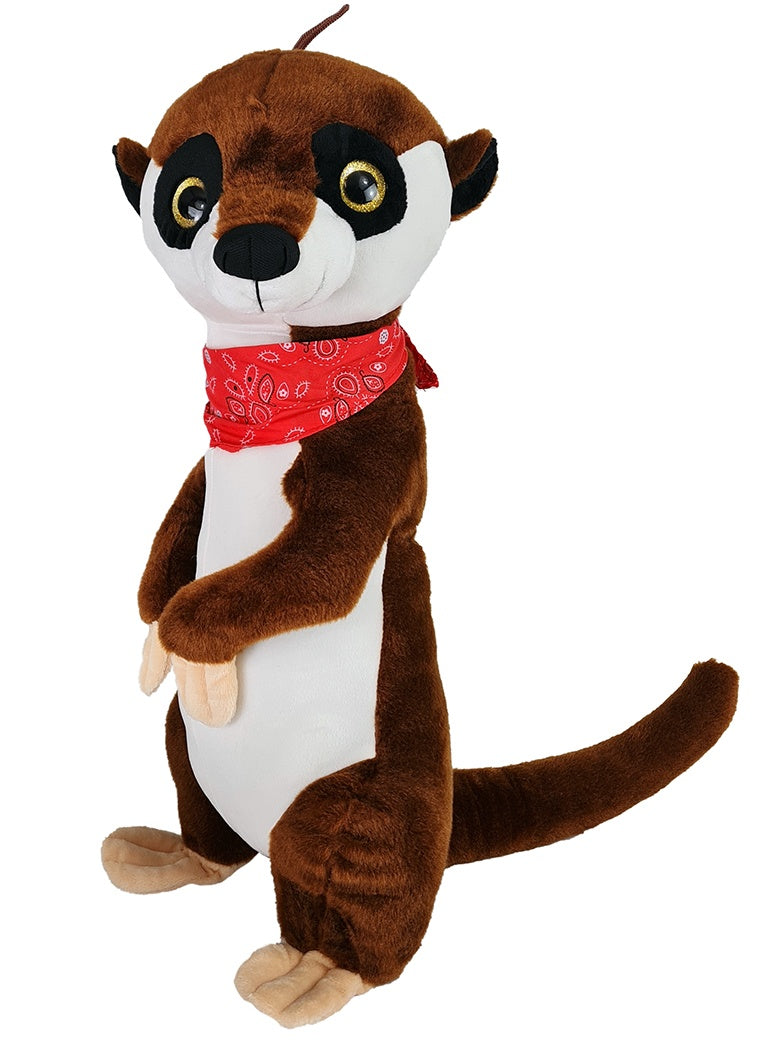 Plüsch Erdmännchen 45 cm mit Halstuch & Glitzeraugen