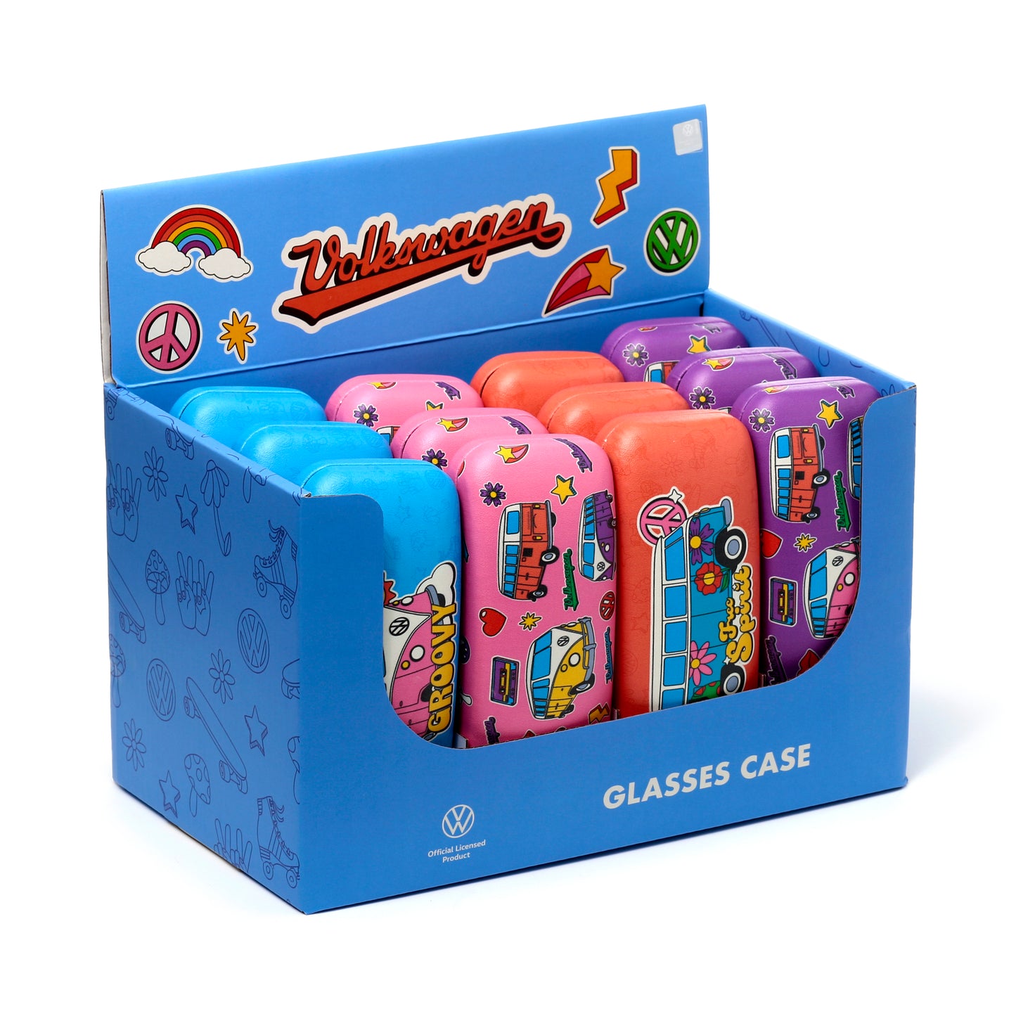 Volkswagen VW T1 Bus Bulli Retro Brillenetui | Offiziell Lizenziert
