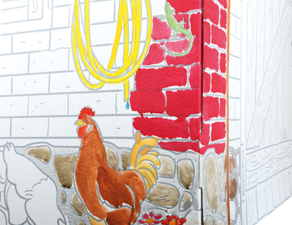 Spielhaus „Häuschen“ aus Bastelkarton – Kreatives Spielhaus zum Bemalen | small foot®