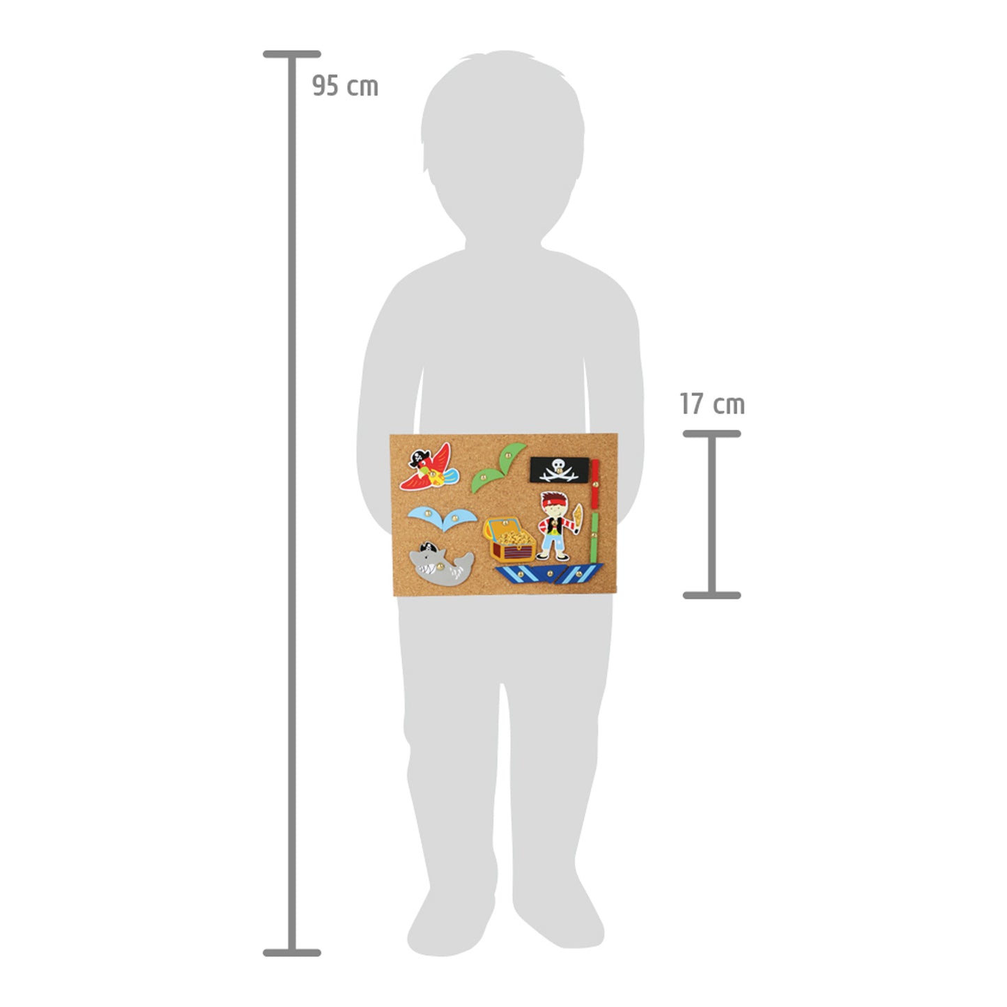 Hämmerchenspiel Pirat – Hämmerchenspiele, ab 3 Jahre, Holz, Kork, Metall | small foot