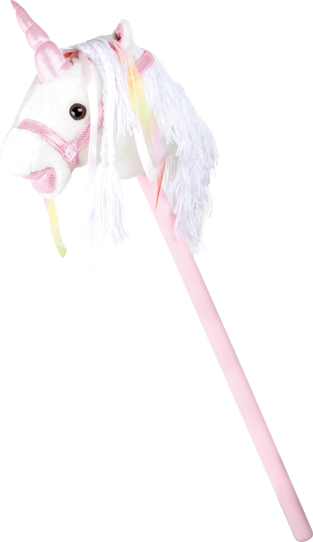 Steckenpferd „Weißes Einhorn“ mit Sound – Holz |  small foot®