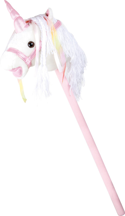 Steckenpferd „Weißes Einhorn“ mit Sound – Holz |  small foot®