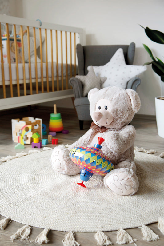 Brummkreisel Kunterbunt – Motorikspielzeug, ab 12 Monate, Metall | small foot®