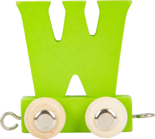 Buchstabenzug bunt W grün – Buchstaben und Buchstabenzüge, ab 3 Jahre, Holz | small foot®