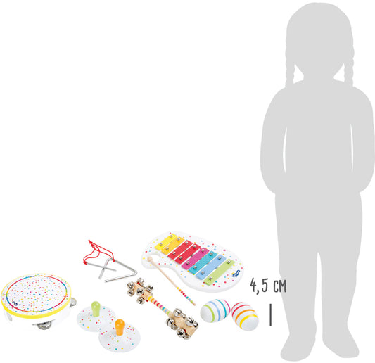 Musik-Set „Sound“ – Musikinstrumente, ab 3 Jahre, 8 Teile, Metall, Holz   small foot®