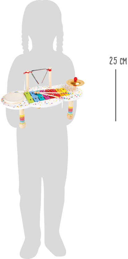 Musiktisch „Sound“ – Musikinstrumente, ab 3 Jahre, Holz, Metall | small foot®