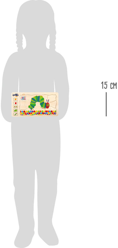 Die kleine Raupe Nimmersatt Holz-Schichtenpuzzle 4-in-1 | small foot®