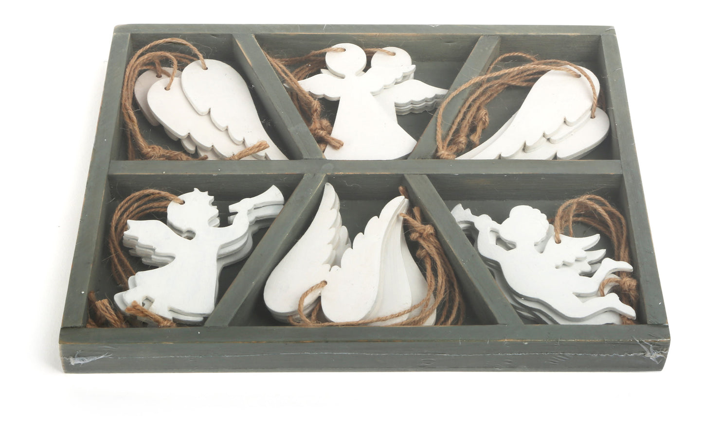 Deko-Hänger Engel – Weihnachten, 18 Teile, Holz | small foot®