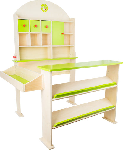 Verkaufsstand Markttag – Kaufmannsläden, ab 3 Jahre, Holz | small foot®
