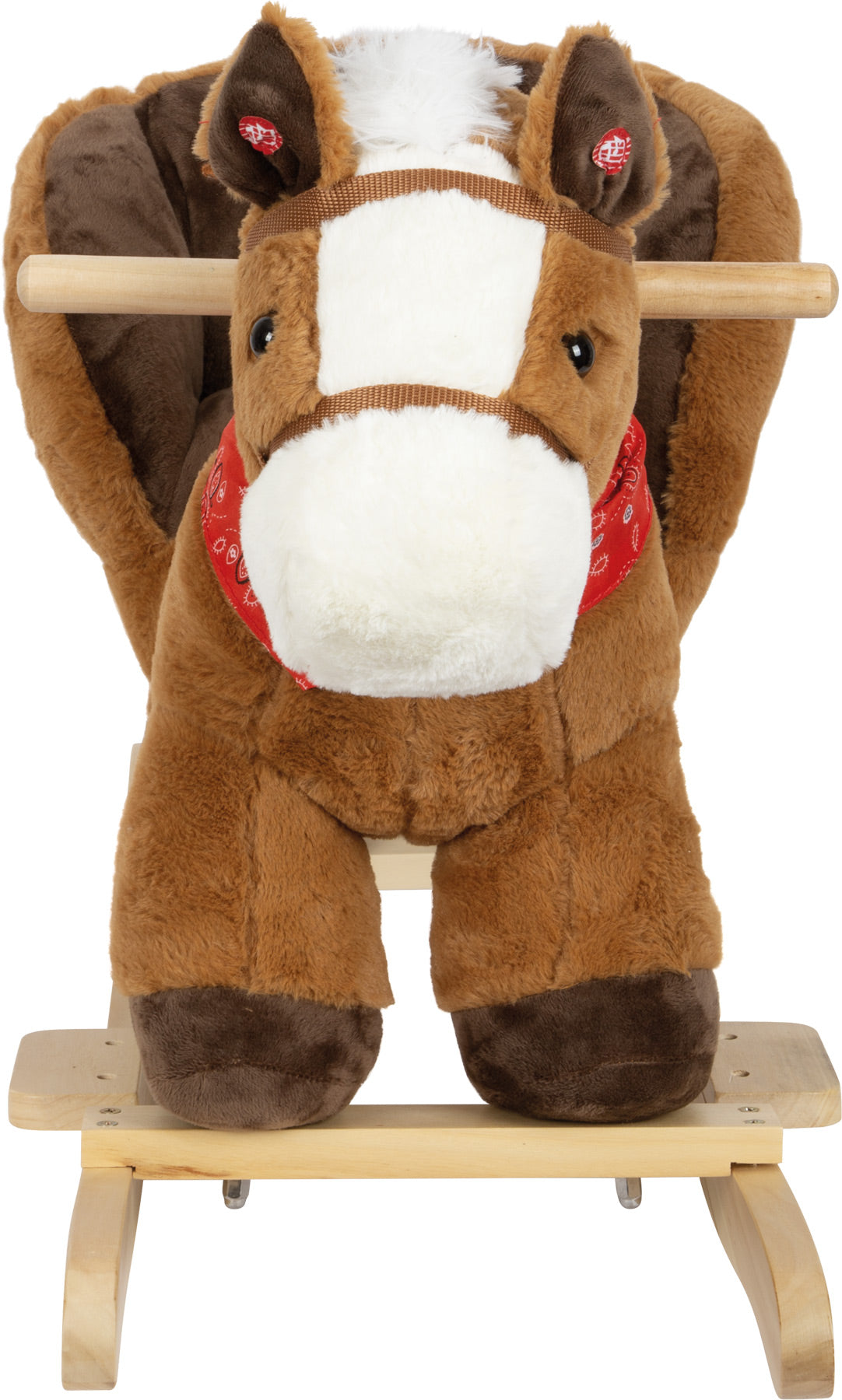 Schaukelpferd mit Sitz & Sound – Plüsch Schaukelpferd für Kleinkinder | small foot®