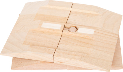 Straßen-Rampen – Holzeisenbahnen, ab 3 Jahre, 4 Teile, Holz | small foot®