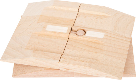 Straßen-Rampen – Holzeisenbahnen, ab 3 Jahre, 4 Teile, Holz | small foot®