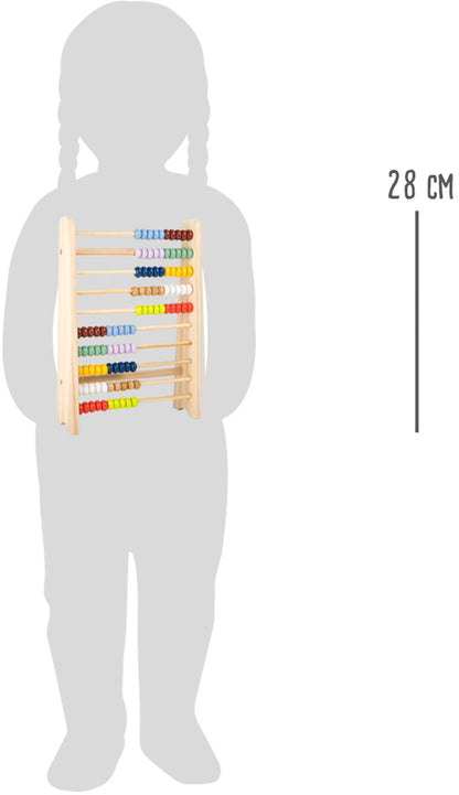 Rechenschieber „Educate“ – Lernspielzeug und Tafeln, ab 4 Jahre, Holz, ca. 20 x 6 x 28 cm | small foot®