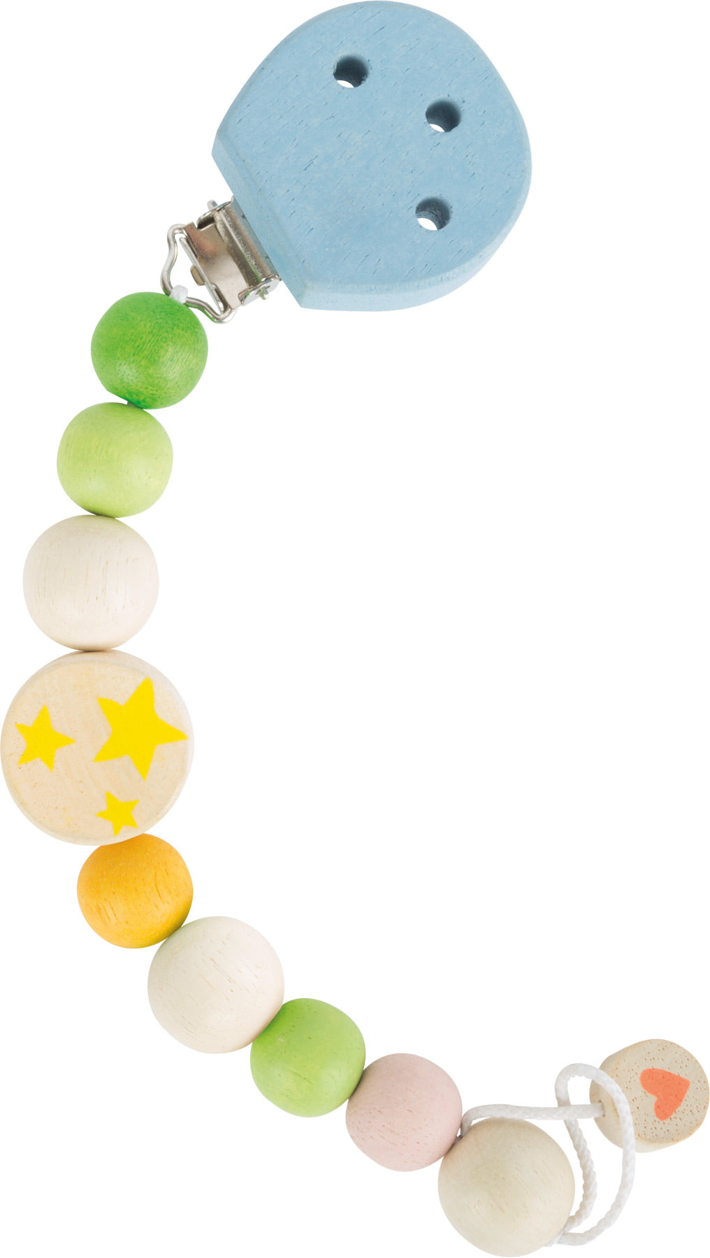 Schnullerkette „Lotta“ – Holz-Schnullerkette mit Clip & Schäfchenmotiv | small foot