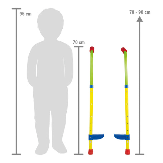 Kinderstelzen höhenverstellbar – farbenfrohe Stelzen für Balance & Bewegung | small foot