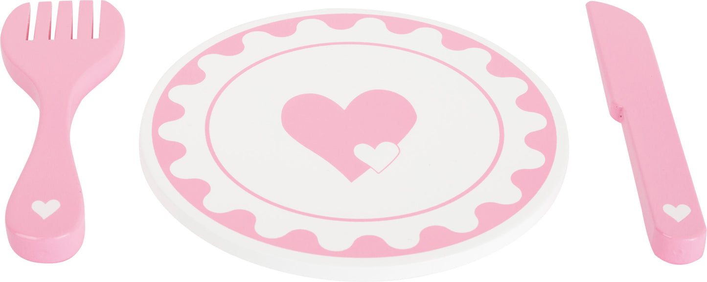 Teller- und Besteck-Set aus Holz für Kinder | small foot