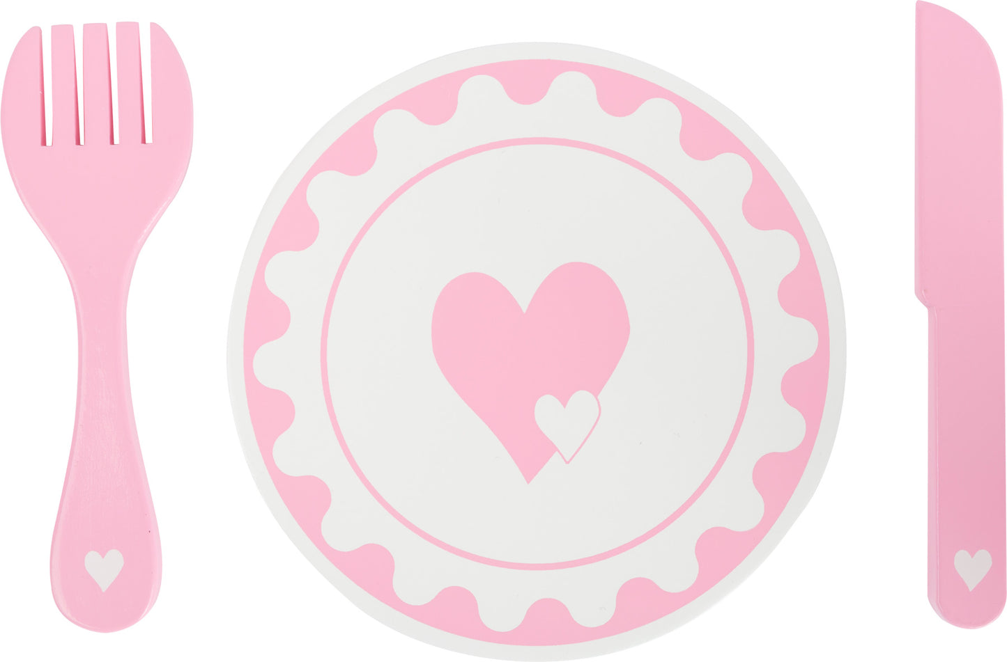 Teller- und Besteck-Set aus Holz für Kinder | small foot