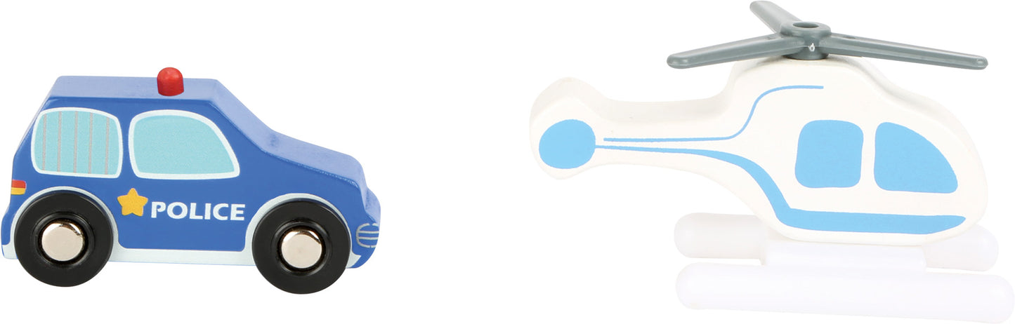 Polizeiwache mit Zubehör aus Holz | small foot