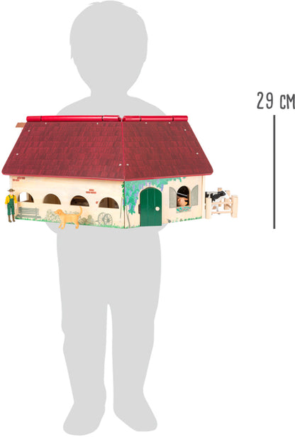 Woodfriends Bauernhof – Spielwelten, ab 3 Jahre, 13 Teile, Holz, Kunststoff | small foot®