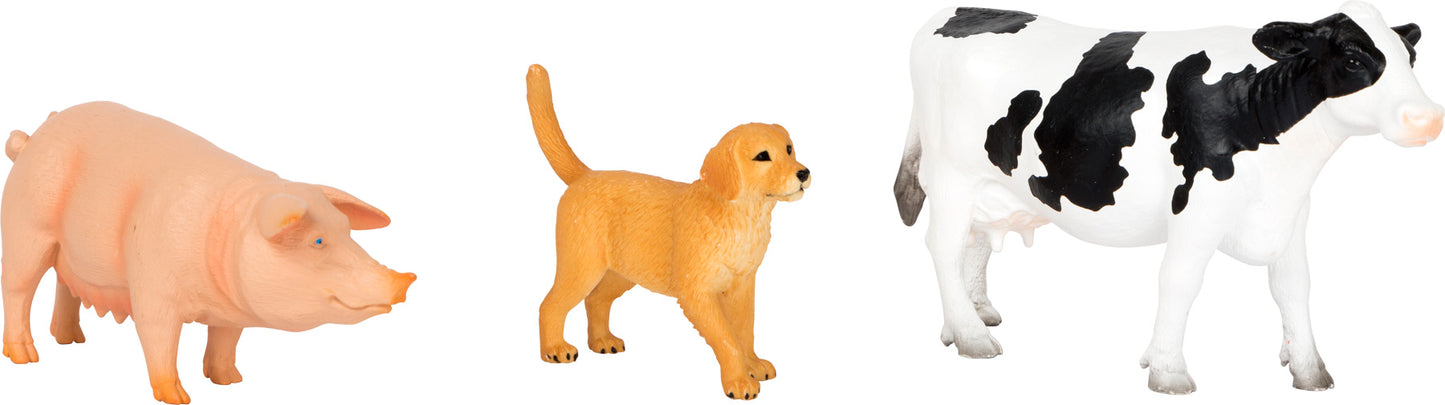 Woodfriends Bauernhof – Spielwelten, ab 3 Jahre, 13 Teile, Holz, Kunststoff | small foot®