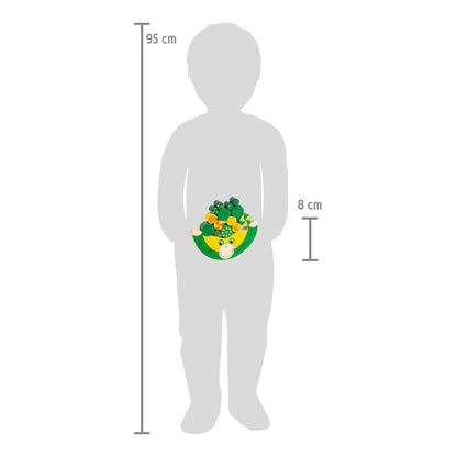 Balancierfrosch – Geschicklichkeits- und Balancierspiele, ab 3 Jahre, 20 Teile, Holz, ca. 16 x 2 x 8 cm | small foot®