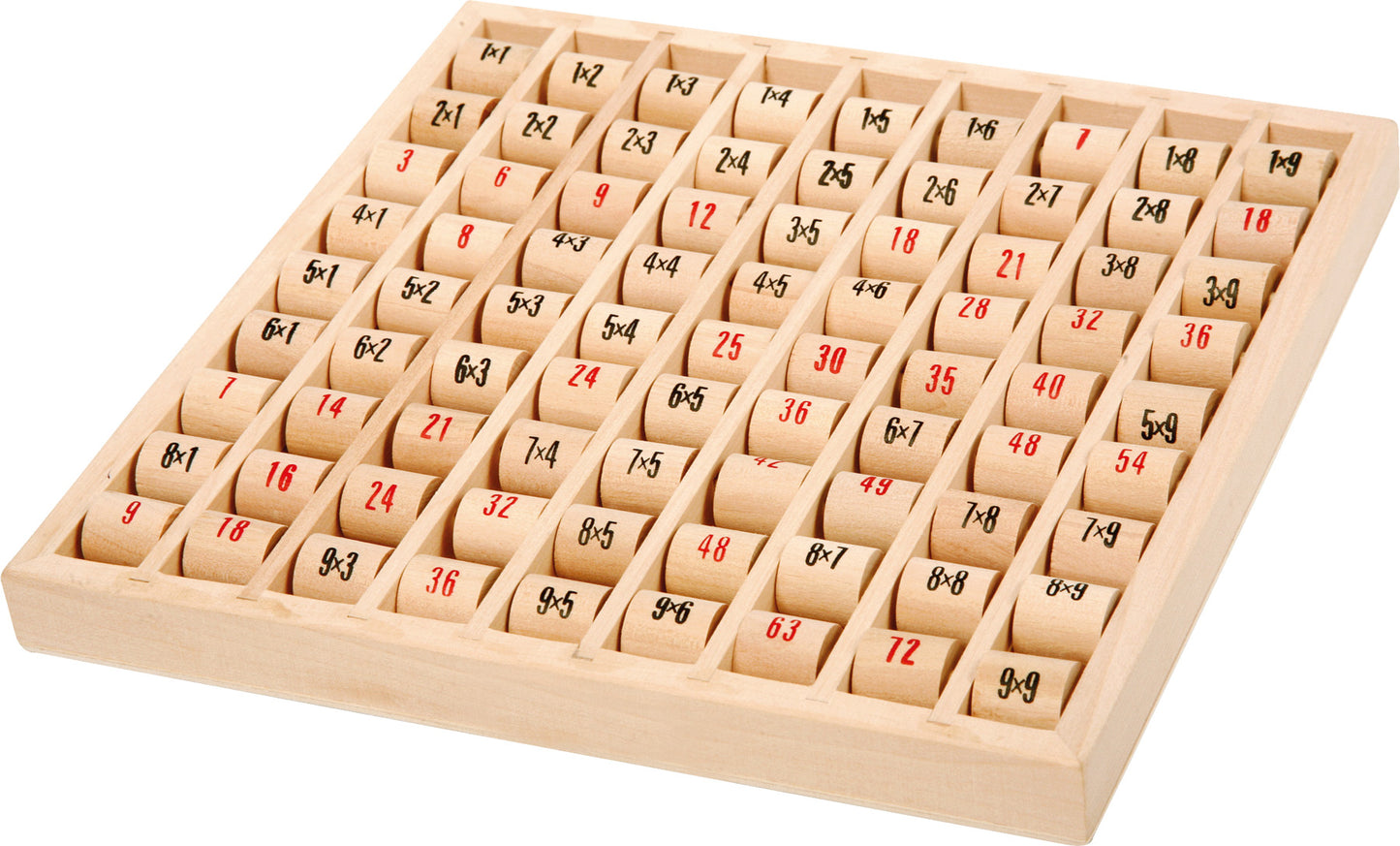 Multiplizier-Tabelle – Lernspielzeug und Tafeln, ab 6 Jahre, Holz, ca. 21 x 21 x 2 cm | small foot®