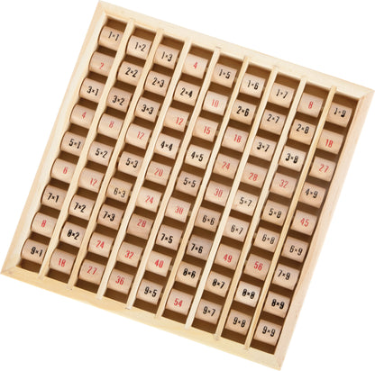 Multiplizier-Tabelle – Lernspielzeug und Tafeln, ab 6 Jahre, Holz, ca. 21 x 21 x 2 cm | small foot®