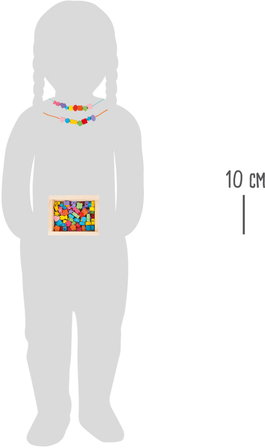 Fädelperlen kreativ – Perlen, Webrahmen & Bastelartikel, ab 3 Jahre, 84 Teile, ca. 13 x 10 x 4 cm | small foot®