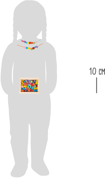 Fädelperlen kreativ – Perlen, Webrahmen & Bastelartikel, ab 3 Jahre, 84 Teile, ca. 13 x 10 x 4 cm | small foot®