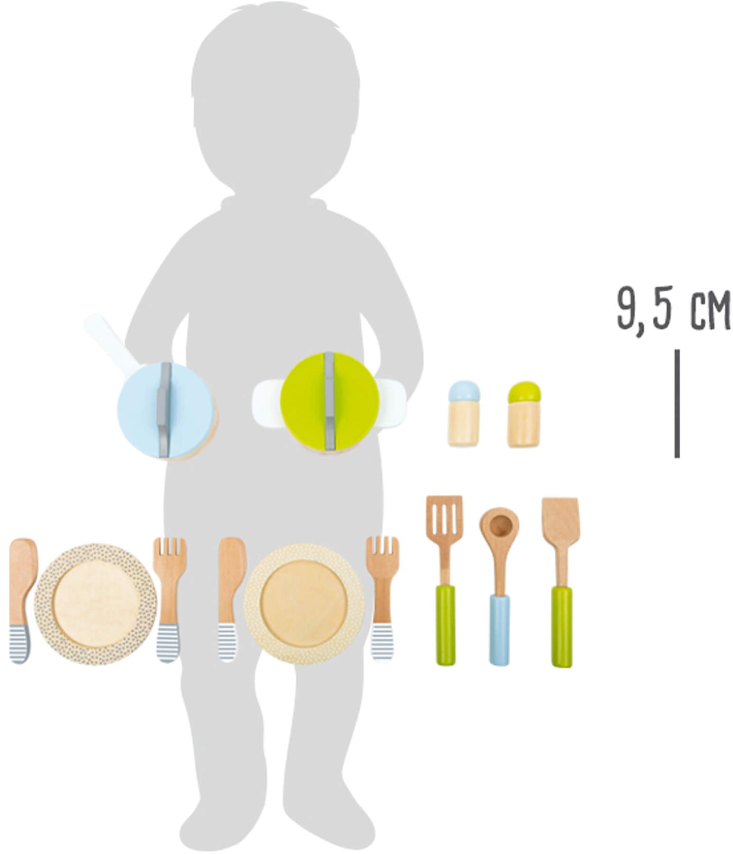 Geschirr- und Topfset Kinderküche | small foot