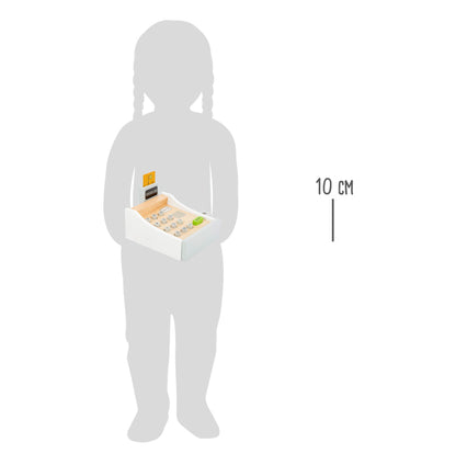 Spielkasse – Kaufmannsläden, ab 3 Jahre, Holz, Papier/Pappe | small foot®