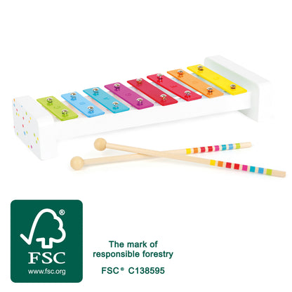 Xylophon „Sound“ – Musikinstrumente, ab 18 Monate, Holz, Metall | small foot®