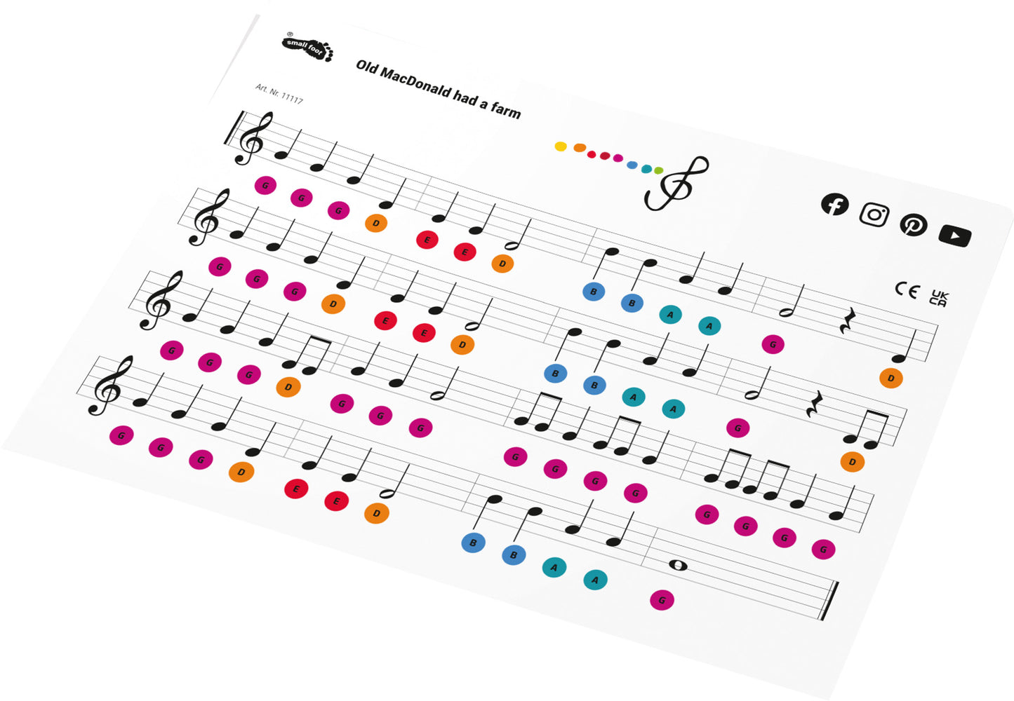 Xylophon „Sound“ – Musikinstrumente, ab 18 Monate, Holz, Metall | small foot®