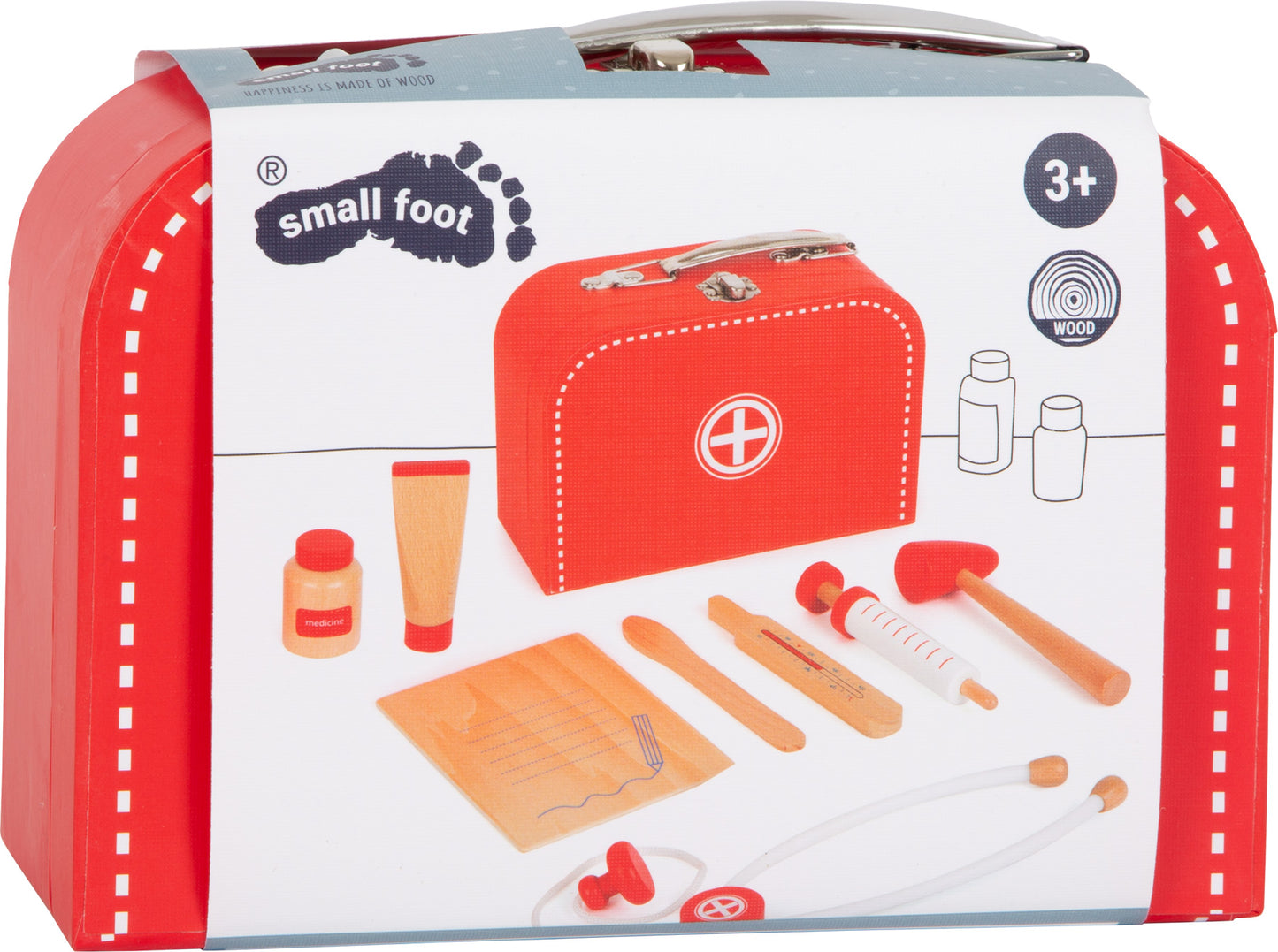 Arztkoffer Spielset – Arzt- und Rettungsspielzeug, ab 3 Jahre, 9 Teile, Holz | small foot®