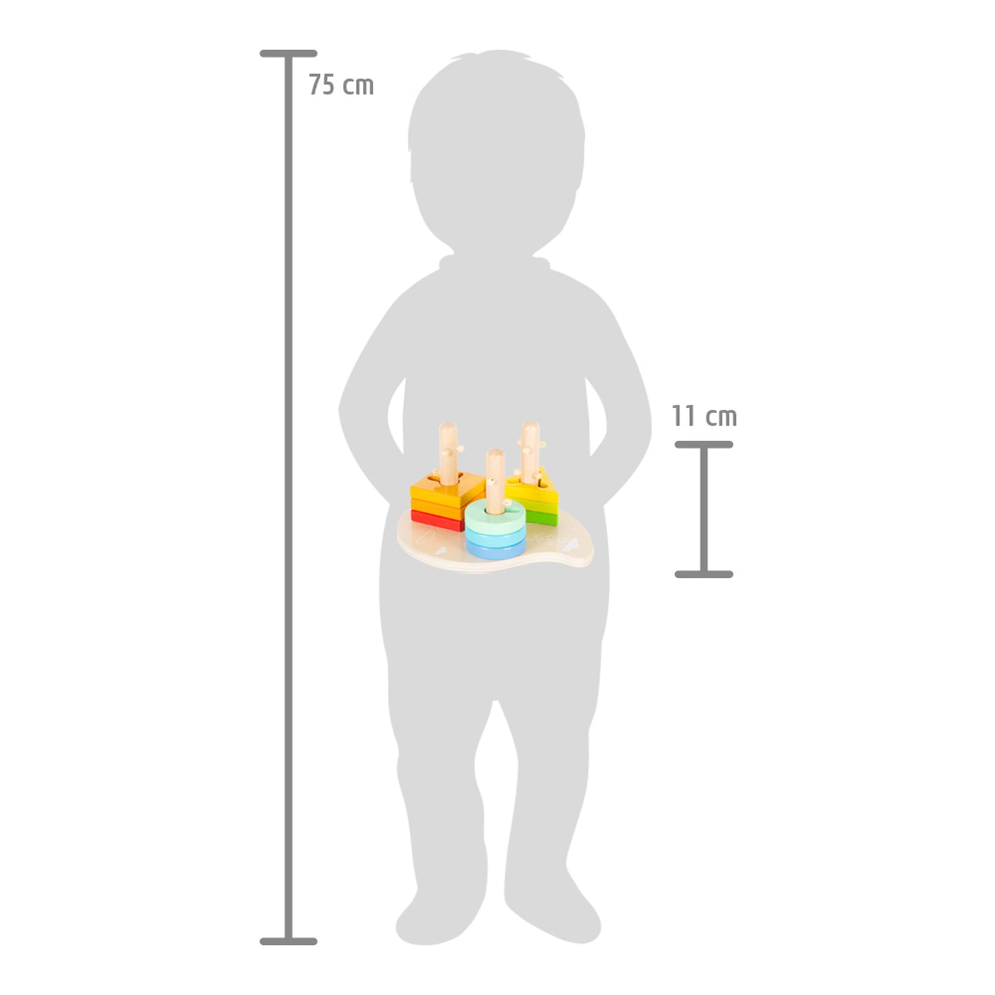 Motorik-Steckspiel Formen und Farben | small foot®