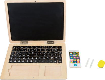 Holz-Laptop mit Magnet-Tafel | small foot®
