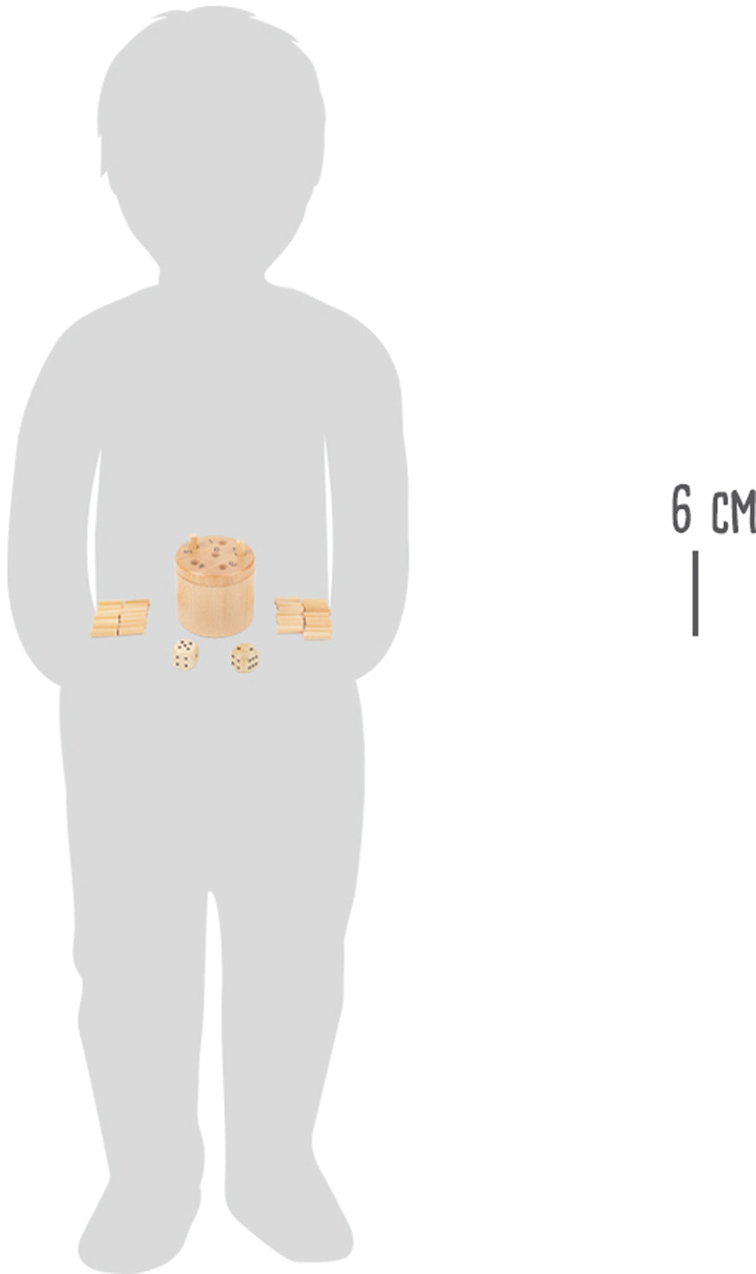 Würfelspiel 6 raus – ab 4 Jahre, Holz | small foot®